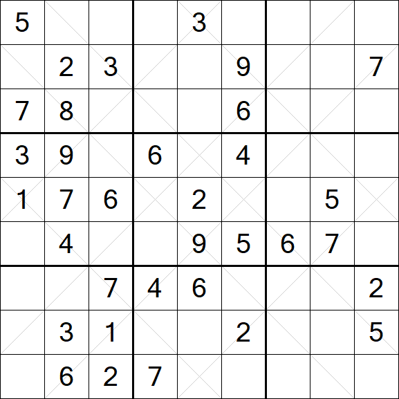 Argyle Sudoku - Moyen