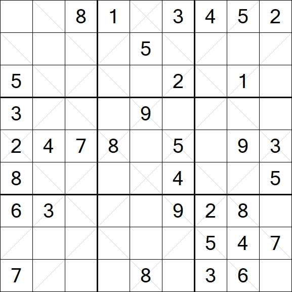 Argyle Sudoku - Medio