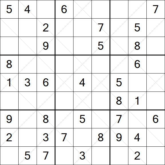 Argyle Sudoku - Medium