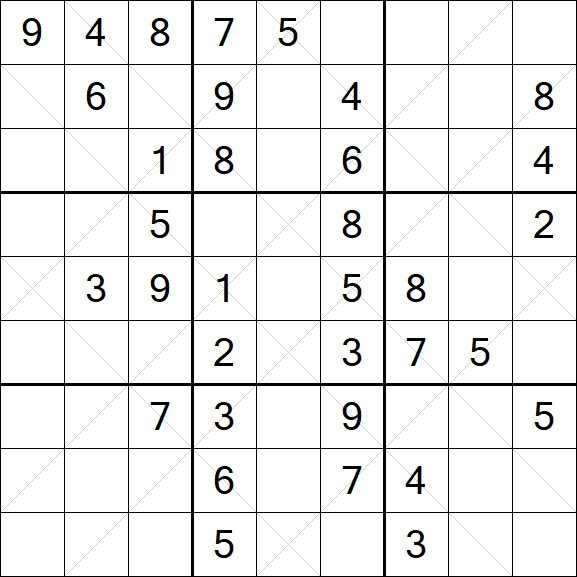 Argyle Sudoku - Mittel