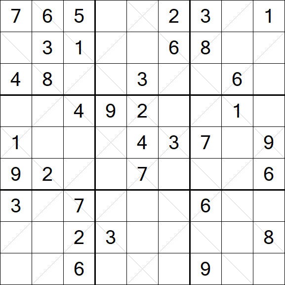 Argyle Sudoku - Medium