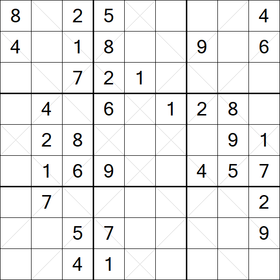 Argyle Sudoku - Mittel