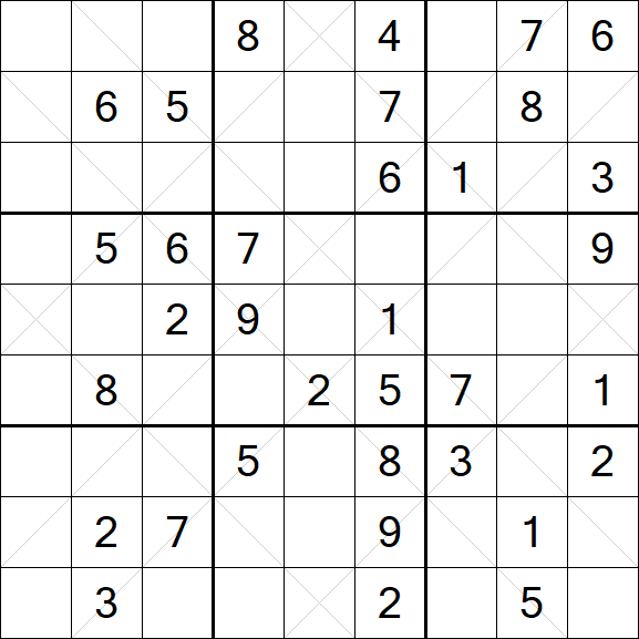 Argyle Sudoku - Medium