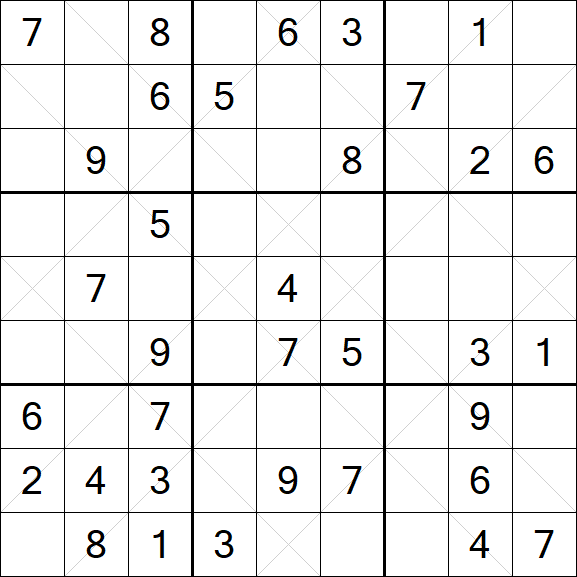 Argyle Sudoku - Medio