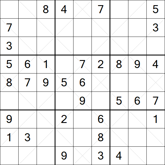 Argyle Sudoku - Medio