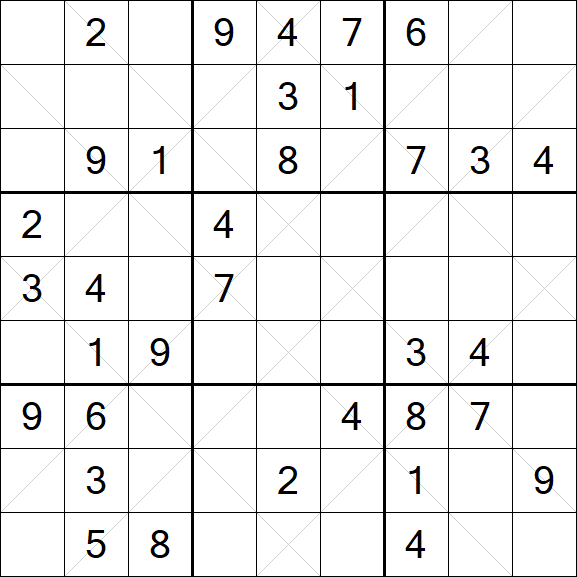 Argyle Sudoku - Medium