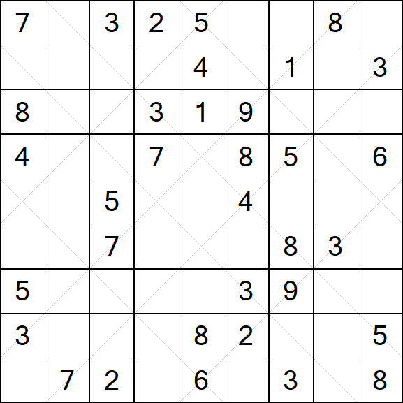 Argyle Sudoku - Mittel