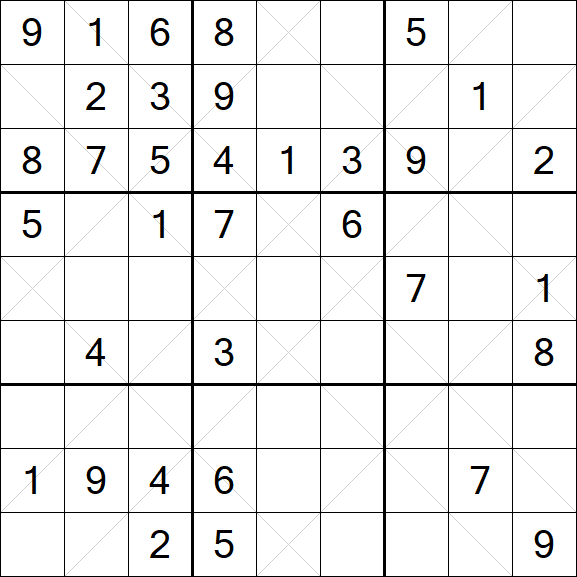 Argyle Sudoku - Medio