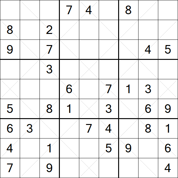 Argyle Sudoku - Mittel