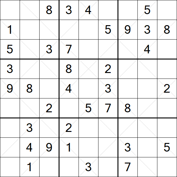 Argyle Sudoku - Mittel