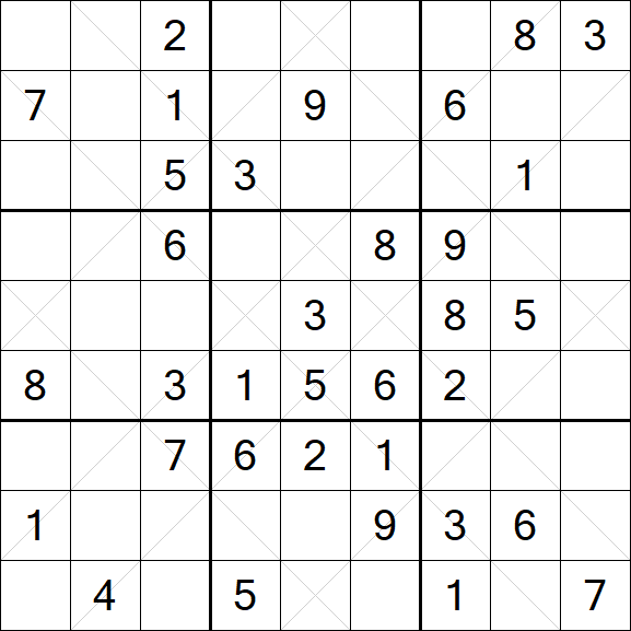 Argyle Sudoku - Mittel