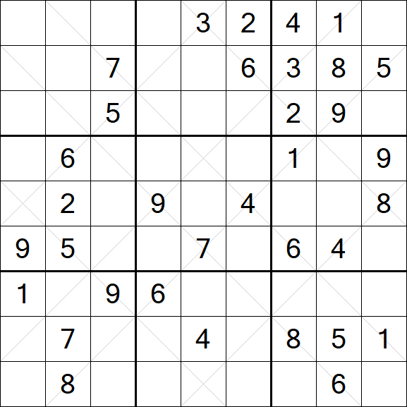 Argyle Sudoku - Mittel