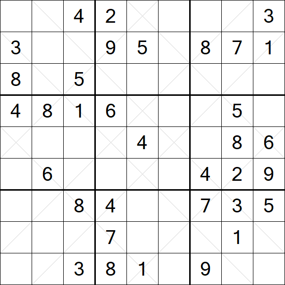 Argyle Sudoku - Mittel