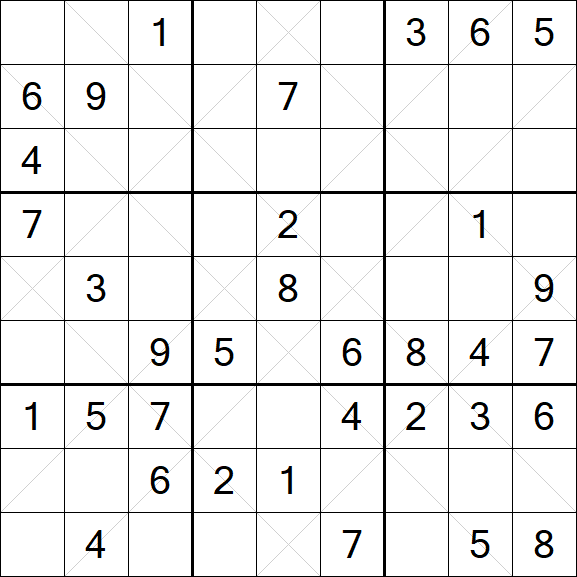 Argyle Sudoku - Mittel