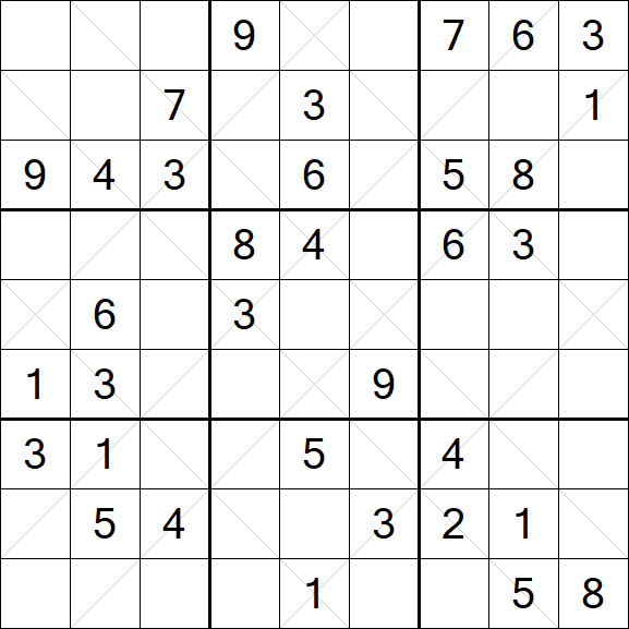 Argyle Sudoku - Mittel