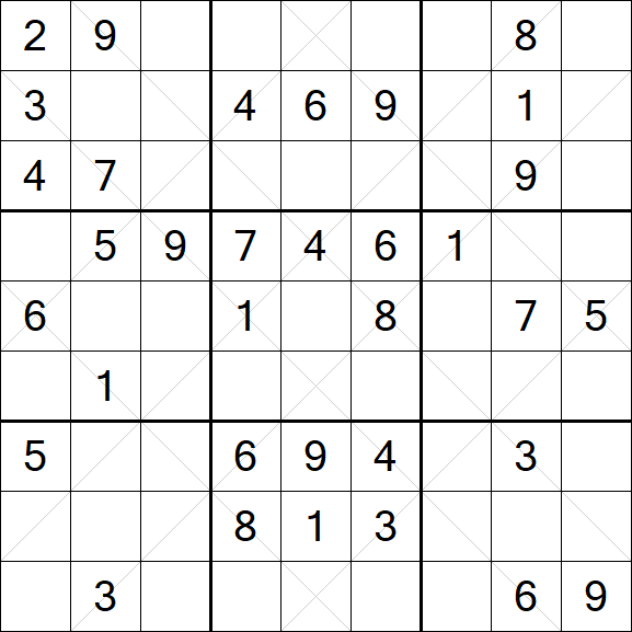 Argyle Sudoku - Mittel