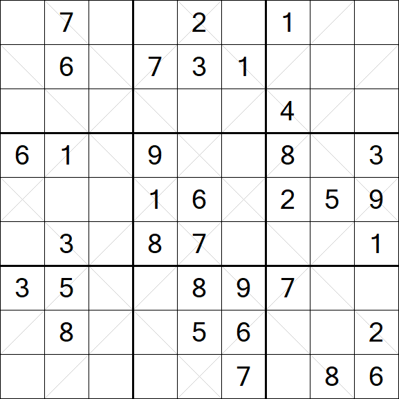 Argyle Sudoku - Mittel