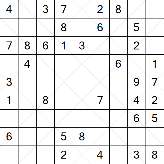 Argyle Sudoku - Mittel