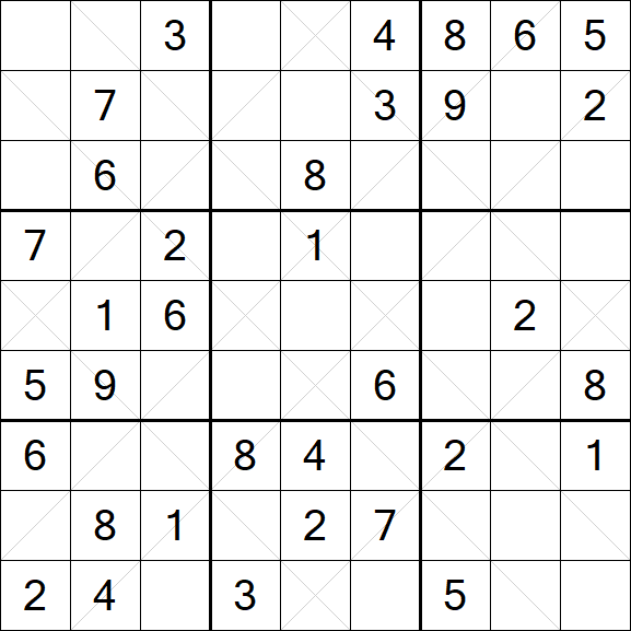 Argyle Sudoku - Mittel