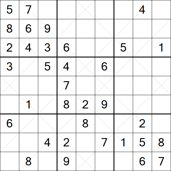 Argyle Sudoku - Mittel