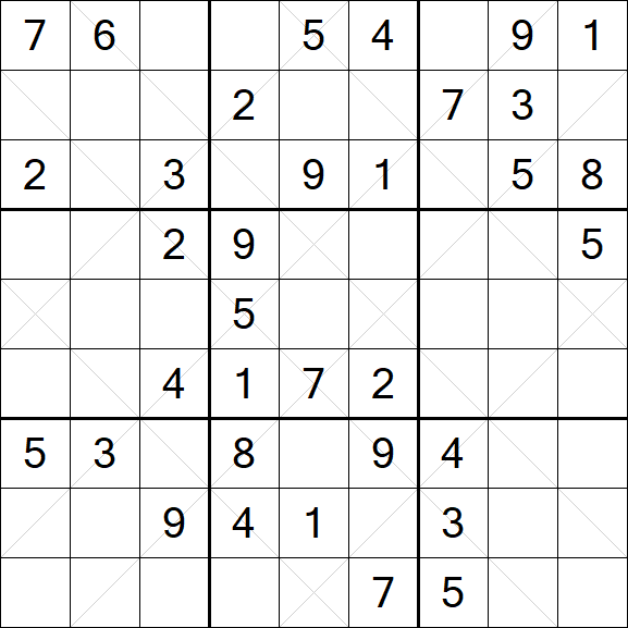 Argyle Sudoku - Medium