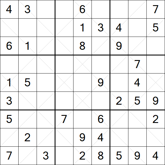 Argyle Sudoku - Medium