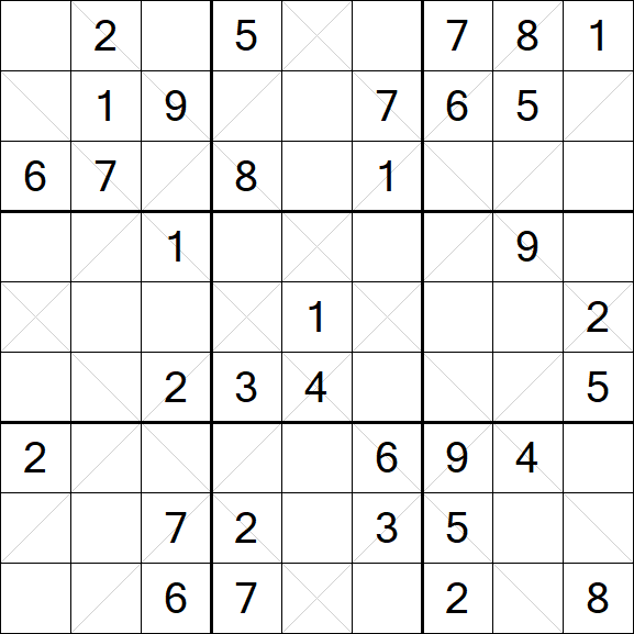 Argyle Sudoku - Moyen