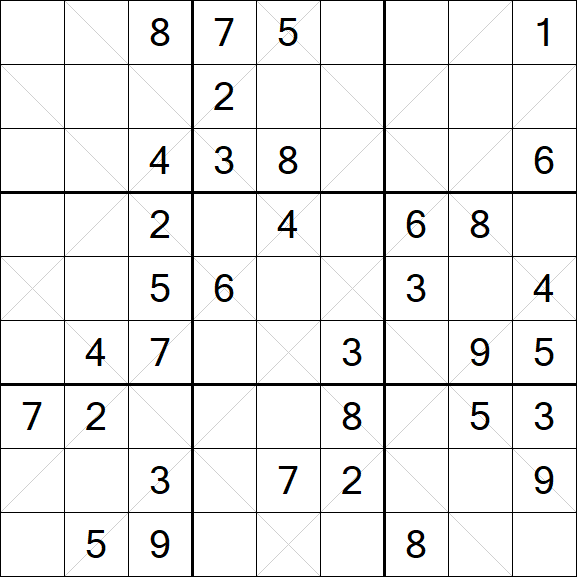 Argyle Sudoku - Medium