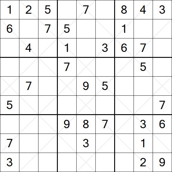 Argyle Sudoku - Medium