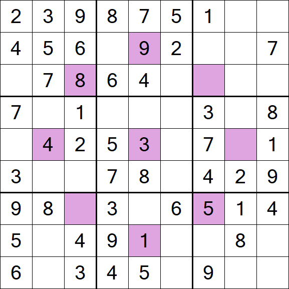 Asterisk Sudoku - Easy