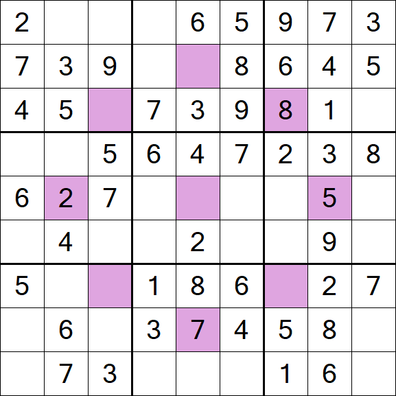 Asterisk Sudoku - Fácil