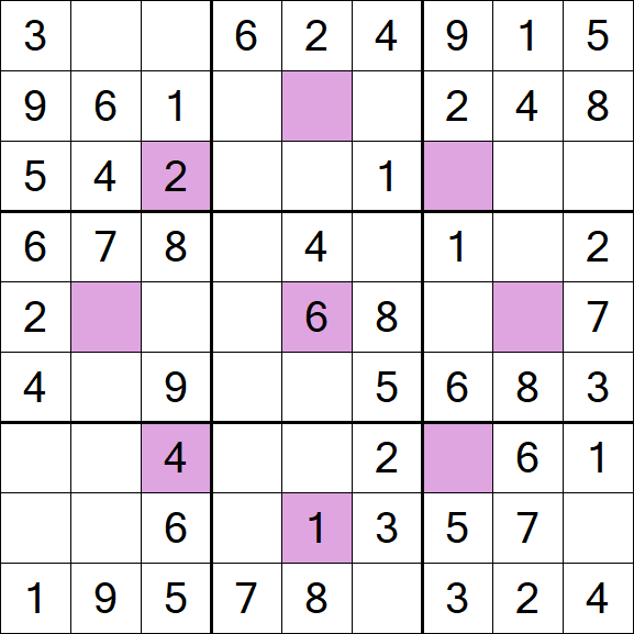 Asterisk Sudoku - Fácil