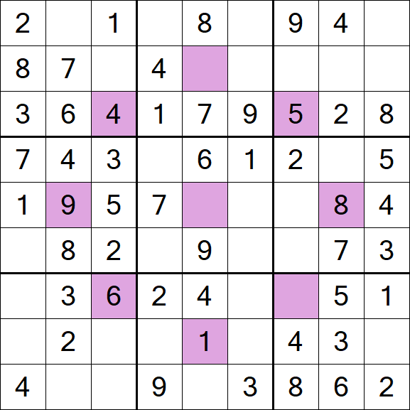 Asterisk Sudoku - Fácil