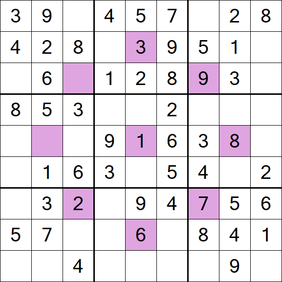 Asterisk Sudoku - Fácil
