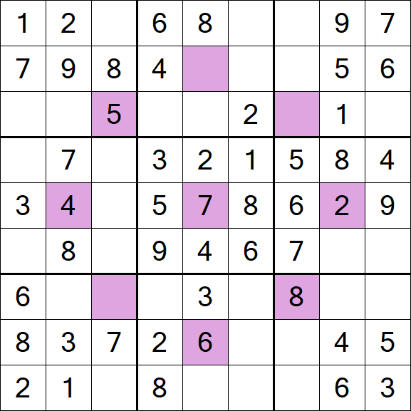 Asterisk Sudoku - Fácil