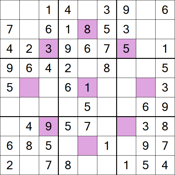 Asterisk Sudoku - Simple