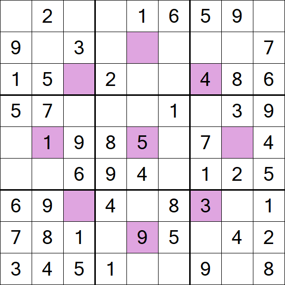 Asterisk Sudoku - Simple