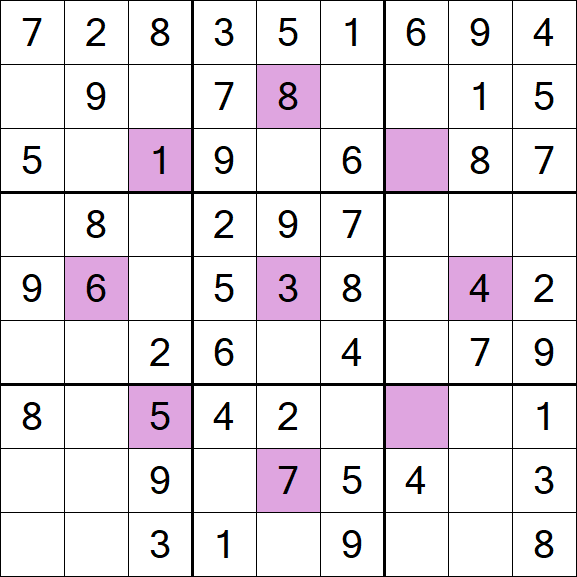 Asterisk Sudoku - Simple