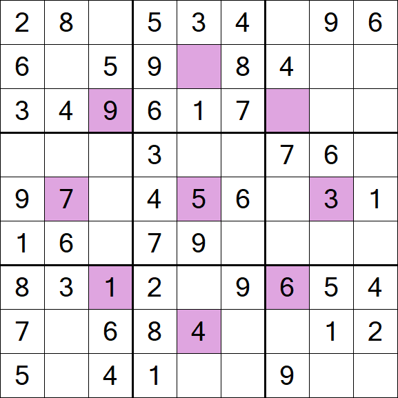 Asterisk Sudoku - Einfach