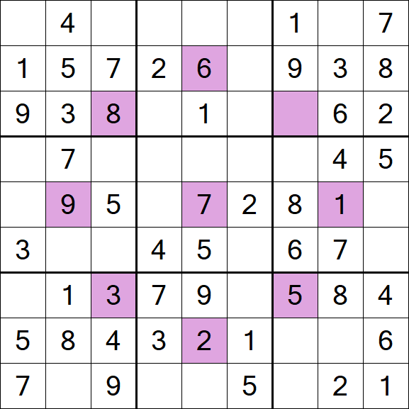 Asterisk Sudoku - Einfach