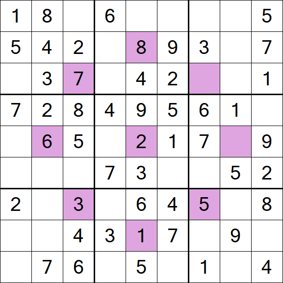 Asterisk Sudoku - Einfach