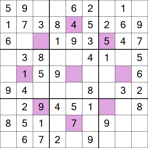 Asterisk Sudoku - Fácil