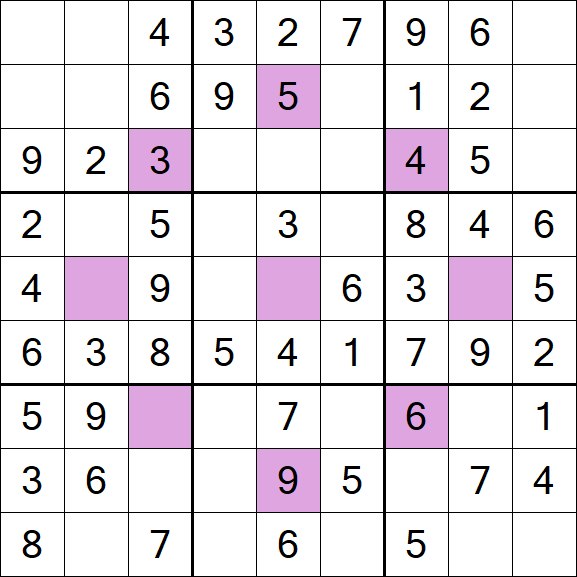 Asterisk Sudoku - Einfach