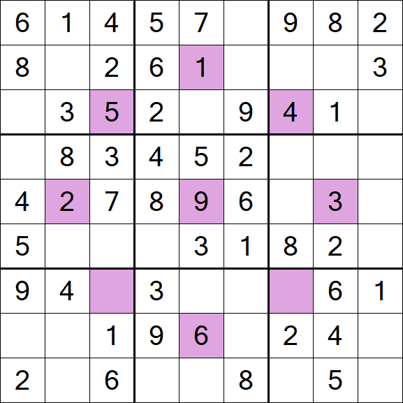 Asterisk Sudoku - Einfach