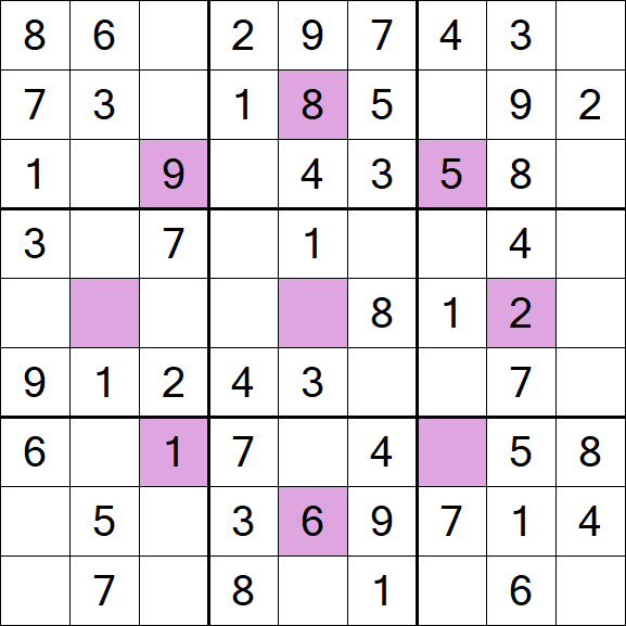 Asterisk Sudoku - Einfach