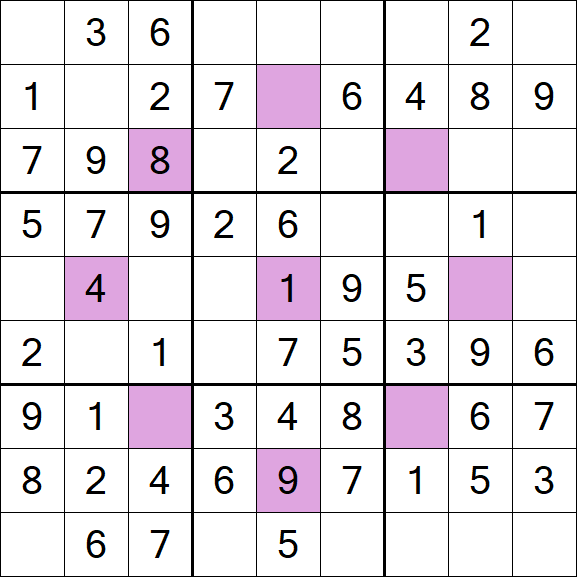 Asterisk Sudoku - Easy