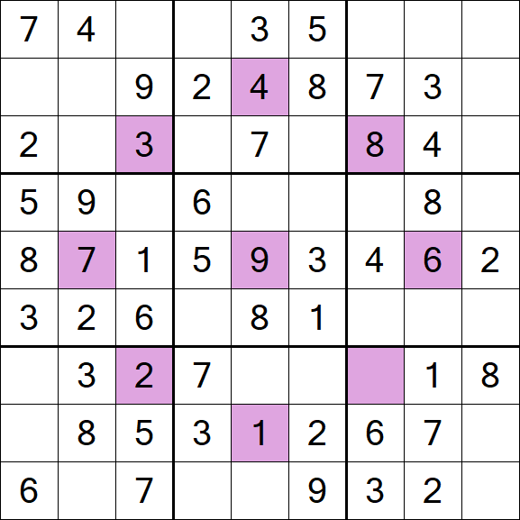 Asterisk Sudoku - Easy