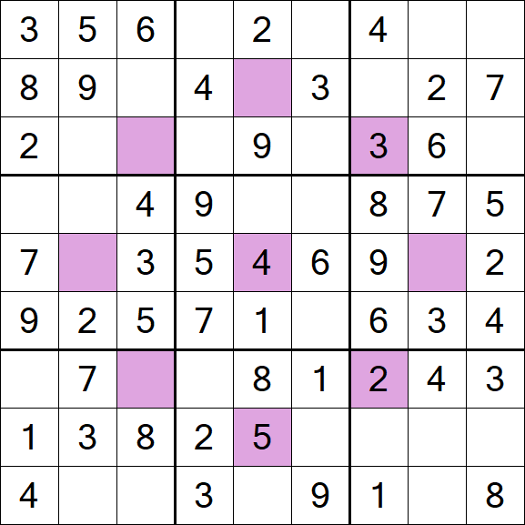 Asterisk Sudoku - Easy