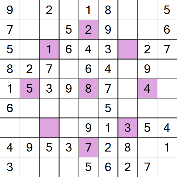 Asterisk Sudoku - Easy