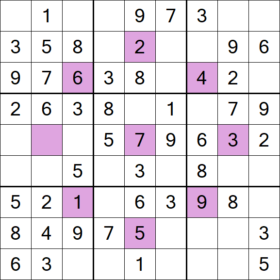 Asterisk Sudoku - Easy